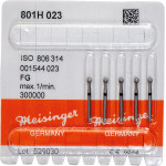 Diamanten 801, gyémántcsiszoló, fekete, ISO 023, FG, 5 darab