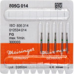Diamanten 805, gyémántcsiszoló, zöld, ISO 014, FG, 5 darab