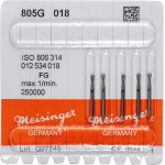Diamanten 805, gyémántcsiszoló, zöld, ISO 018, FG, 5 darab
