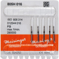 Diamanten 805, gyémántcsiszoló, fekete, ISO 016, FG, 5 darab