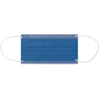 Monoart® Mundschutz Pro 4 Perfect Fit - Box 50 Stück mit Gummizug, capriblau - 217145