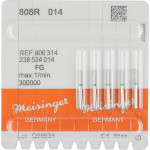 Diamant 808R, gyémántcsiszoló, kék, ISO 014, FG, 5 darab