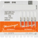 Diamant 808R, gyémántcsiszoló, kék, ISO 016, FG, 5 darab