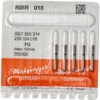 Diamant 808R, gyémántcsiszoló, kék, ISO 018, FG, 5 darab