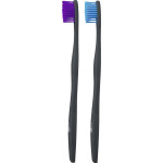 Humble Zahnbürsten pflanzenbasiert - Packung 2 Stück (lila, blau) sensitive - PB890024S