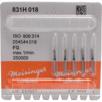 Diamanten 831, gyémántcsiszoló, fekete, ISO 018, HP, 5 darab