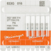 Diamanten 833, gyémántcsiszoló, zöld, ISO 016, FG, 5 darab