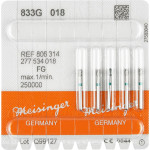 Diamanten 833, gyémántcsiszoló, zöld, ISO 018, FG, 5 darab