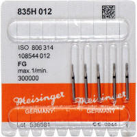 Diamanten 835, gyémántcsiszoló, fekete, ISO 012, FG, 5 darab