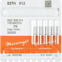 Diamanten 837 Packung 5 Diamanten, fekete ISO 012, FG