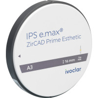 IPS e.max® ZirCAD Prime Esthetic - Stück Ø 98,5 mm H 16 mm, A3 - 752120