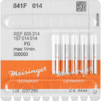 Diamanten 841, gyémántcsiszoló, piros, ISO 014, FG, 5 darab