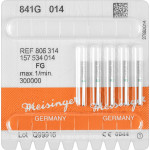 Diamanten 841, gyémántcsiszoló, zöld, ISO 014, FG, 5 darab