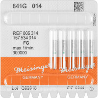 Diamanten 841, gyémántcsiszoló, zöld, ISO 014, FG, 5 darab