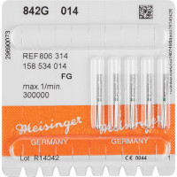 Diamanten 842 Packung 5 Diamanten grün ISO 014, FG