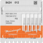 Diamanten 842 Packung 5 Diamanten, fekete ISO 012, FG