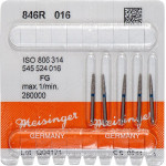 Diamanten 846R, gyémántcsiszoló, kék, ISO 016, FG, 5 darab