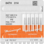 Diamanten 847, gyémántcsiszoló, fekete, ISO 014, FG, 5 darab