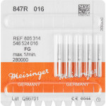 Diamanten 847R, gyémántcsiszoló, kék, ISO 016, FG, 5 darab