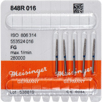 Diamanten 848R, gyémántcsiszoló, kék, ISO 016, FG, 5 darab