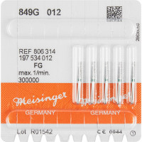 Diamanten 849 Packung 5 Diamanten grün ISO 012, FG