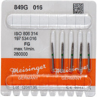Diamanten 849 Packung 5 Diamanten grün ISO 016, FG