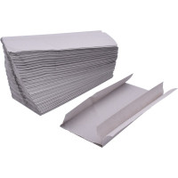 Bio Towel - Packung 3.000 Stück 1-lagig, Naturgrau - 640013