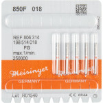 Diamanten 850, gyémántcsiszoló, piros, ISO 018, FG, 5 darab