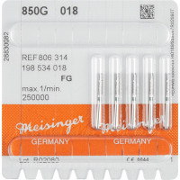 Diamanten 850, gyémántcsiszoló, zöld, ISO 018, FG, 5 darab