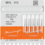 Diamanten 851L, gyémántcsiszoló, kék, ISO 012, FG, 5 darab Diamanten 851L, gyémántcsiszoló, kék, ISO 012, FG, 5 darab