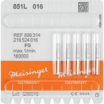 Diamanten 851L, gyémántcsiszoló, kék, ISO 016, FG, 5 darab