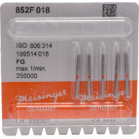 Diamanten 852, gyémántcsiszoló, piros, ISO 018, FG, 5 darab