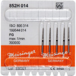 Diamanten 852, gyémántcsiszoló, fekete, ISO 014, FG, 5 darab