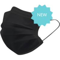 PROFIL PLUS OP-Mundschutz - Spenderbox 50 Stück schwarz - 2005 black