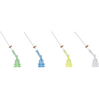 NaviTip™ Single Sideport Tips - Packung 20 Stück sortiert (gelb grüm, blau, weiß), 29ga - 5143