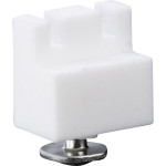 PTFE Halter - Stück inklusive Schraube, für 2 Pinzetten - TE-3029-H-T2 PTFE Halter - Stück inklusive Schraube, für 2 Pinzetten - TE-3029-H-T2