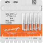 Diamanten 859L, gyémántcsiszoló, kék, ISO 016, FG, 5 darab