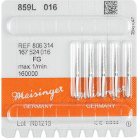 Diamanten 859L, gyémántcsiszoló, kék, ISO 016, FG, 5 darab