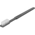 UNIBRUSH Einmal Zahnbürsten - Box 100 Stück grau - 4091