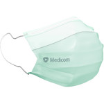 Medicom® SafeMask® SofSkin® fog-free medizinischer Mundschutz - Packung 50 Stück grün, mit Ohrschlaufe - 2158-FF-30