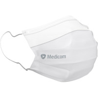 Medicom® SafeMask® SofSkin® fog-free medizinischer Mundschutz - Packung 50 Stück  weiß, mit Ohrschlaufe - 2159-FF-30