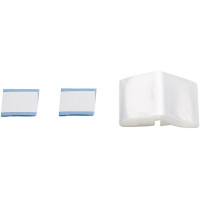 Schlauchüberzug - Packung 50 Stück transparent hellblau 240 cm x 7 cm - 270303