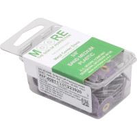 MOORPLASTIC® Snap-on-off Scheiben - Packung 200 Stück Sand, mittel, Ø 16 mm - 40811