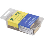 MOORE® Snap-on-off Papierscheiben - Packung 200 Stück Sand, mittel, Ø 22 mm - 40989