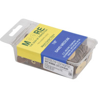 MOORE® Snap-on-off Papierscheiben - Packung 200 Stück Sand, mittel, Ø 22 mm - 40989