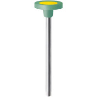 Diamant Polierer - Packung 2 Stück türkis/gelb mittel, HP, Figur 9852, 2 mm, ISO 110 - 046368