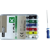 K-Feilen Ni-Titan - Packung 6 Stück Größe 10, Länge 25 mm - NT502202