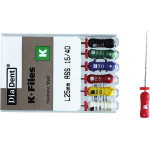 K-Feilen Ni-Titan - Packung 6 Stück Größe 15-40, Länge 25 mm - NT502291