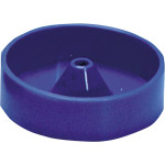 TOPDENT Muffel-Böden - Stück 9er Ø 80 mm, blau - 11049