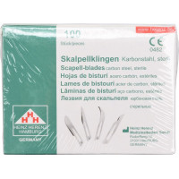 Skalpellklingen - Packung 100 Stück Nr. 15-C, 04-HER-00002, Steril - 1110915C